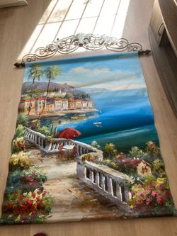 Mediterranean oil painting