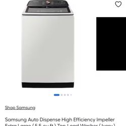 Samsung Gas washer And Electric Dryer