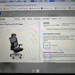 Uplift Brand Ergonomic Chair $100