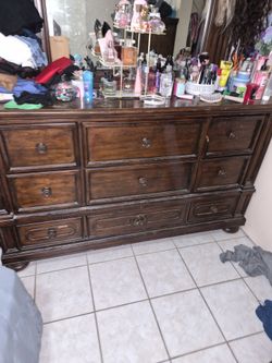 Bedroom dresser and night stand