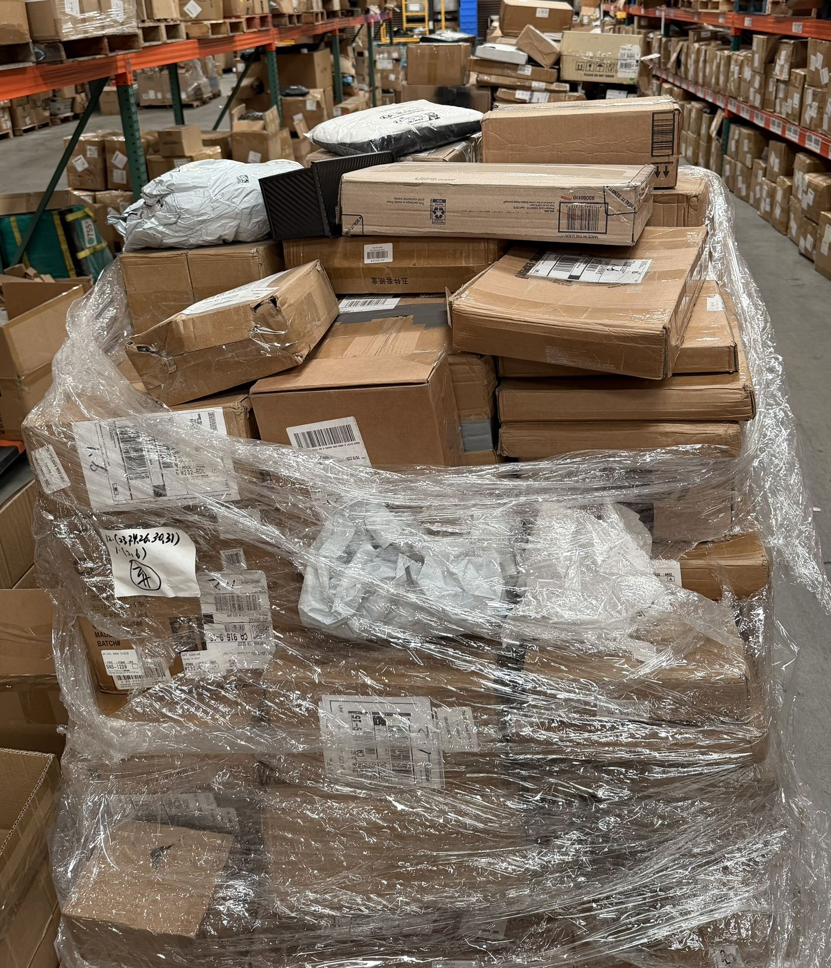 Returned Packages pallet