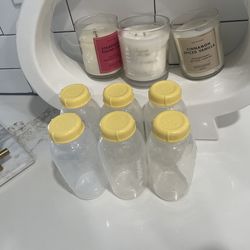 6 Medela Storage Bottles