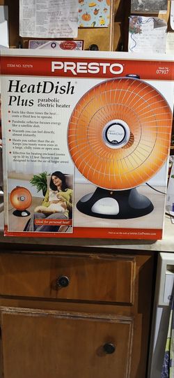 Heat Dish Plus  parabolic electric heater.