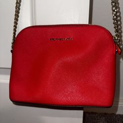 Michael Kors Bright Red Purse
