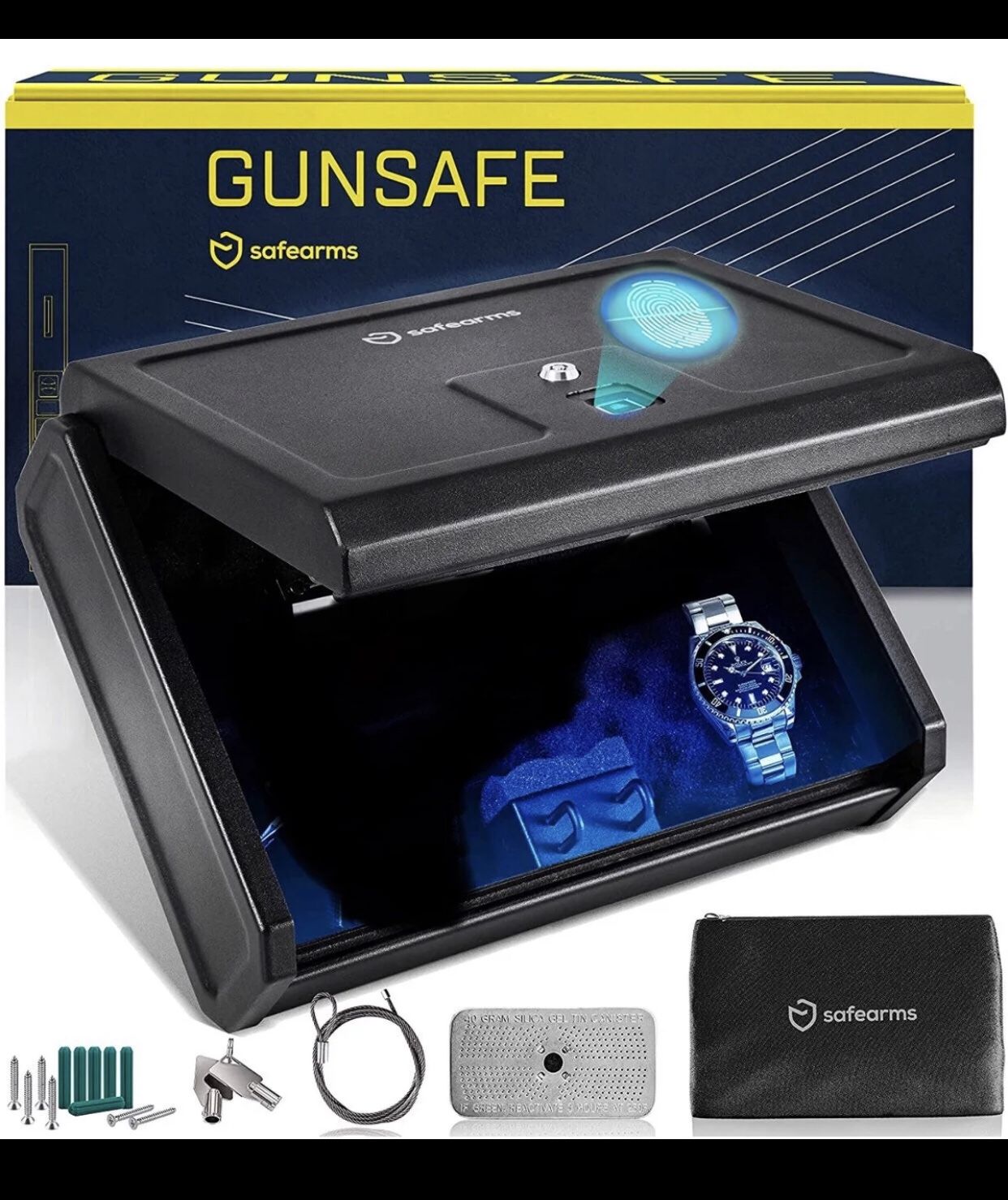 Biometric Fingerprint Safe, New & Sealed