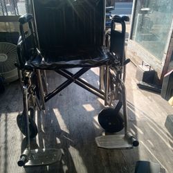 22 inch Wide  Manual Wheelchair Complete Great Looked