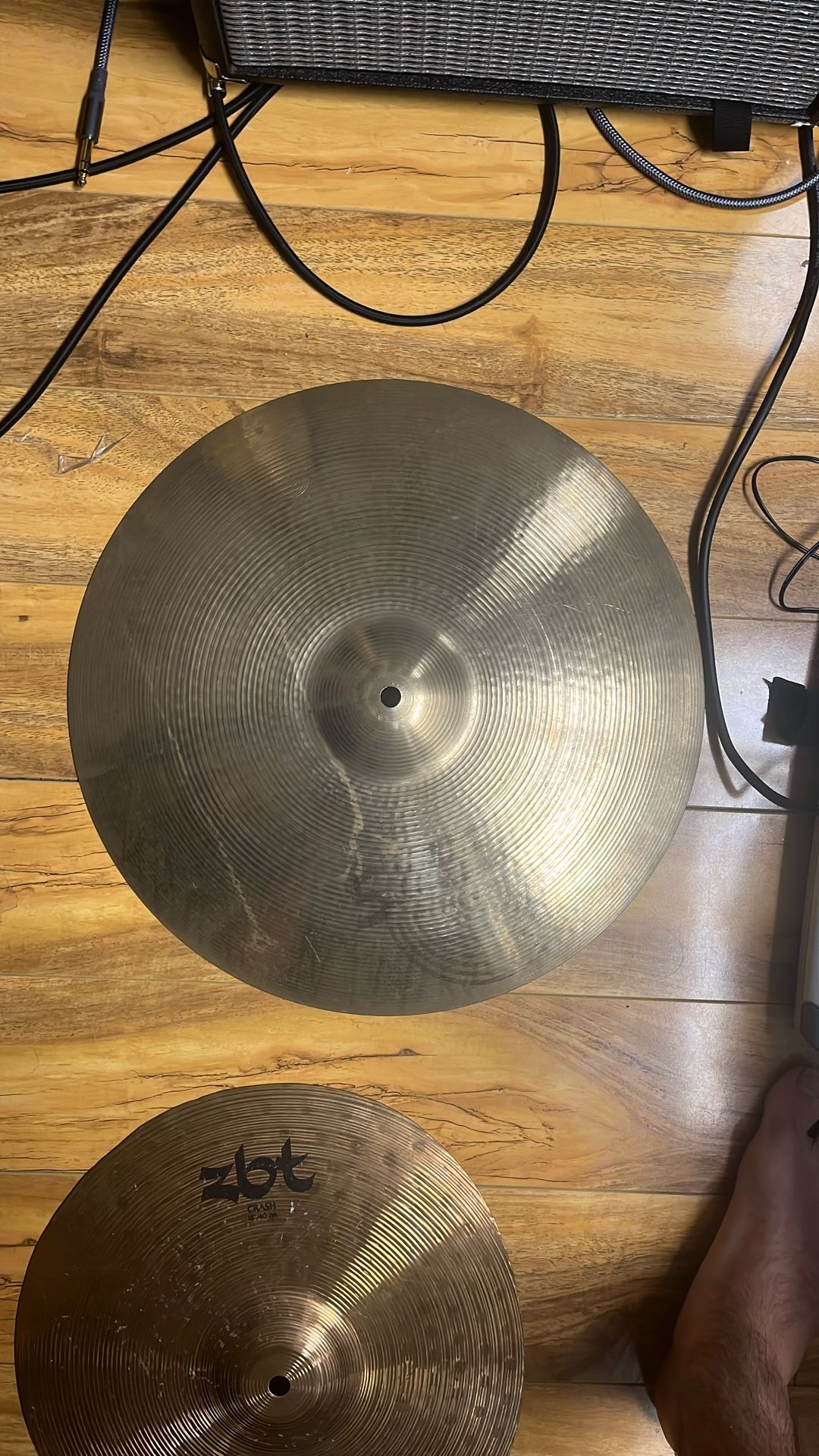 Cracked/repaired Cymbals