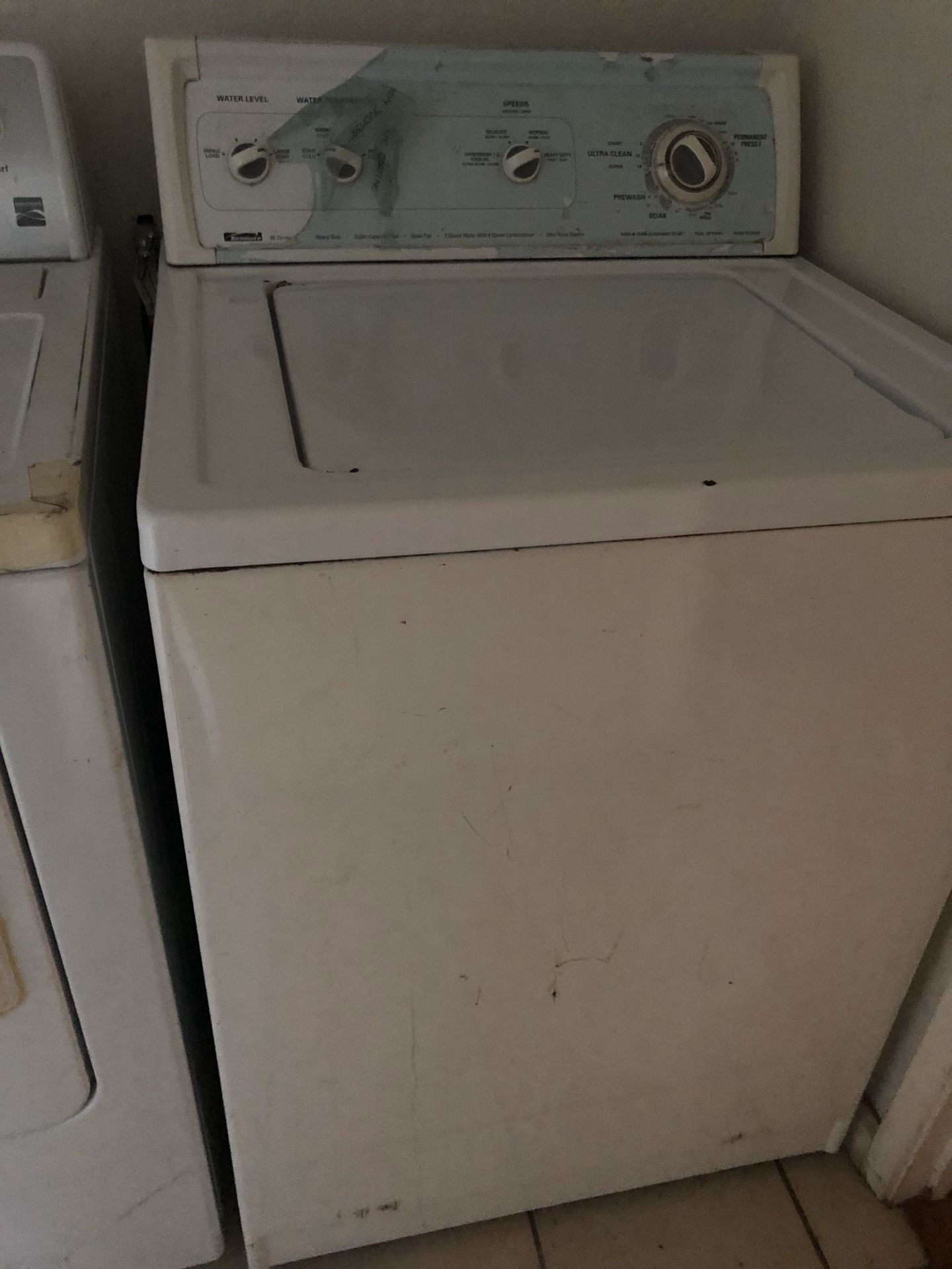 Washer and dryer