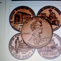 (2)2009 Lincoln 4 Roll Series  L1-L4 (8) Rolls
