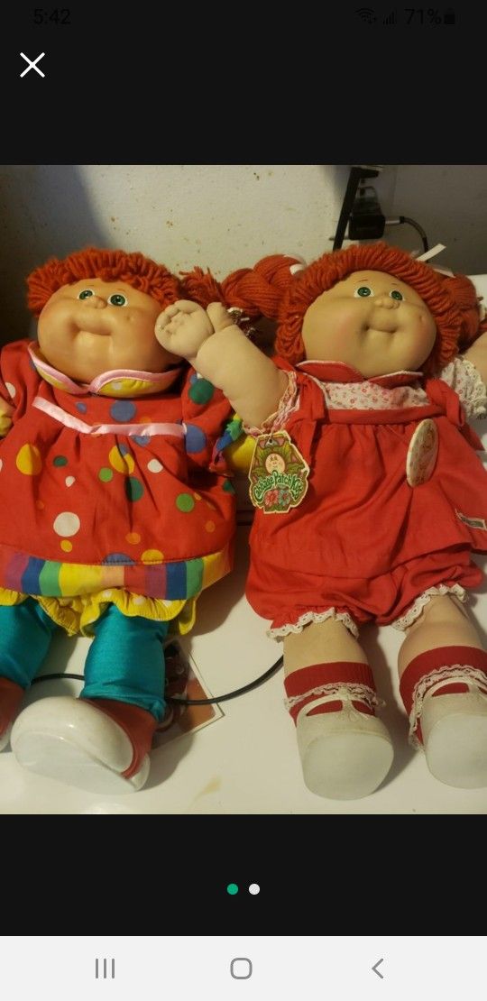 Cabbage Patch dolls With Signature