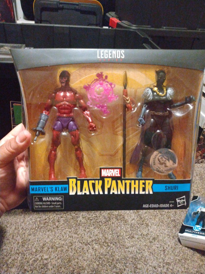 Marvel Legends Klaw/Black Panther Shuri 2 Pack