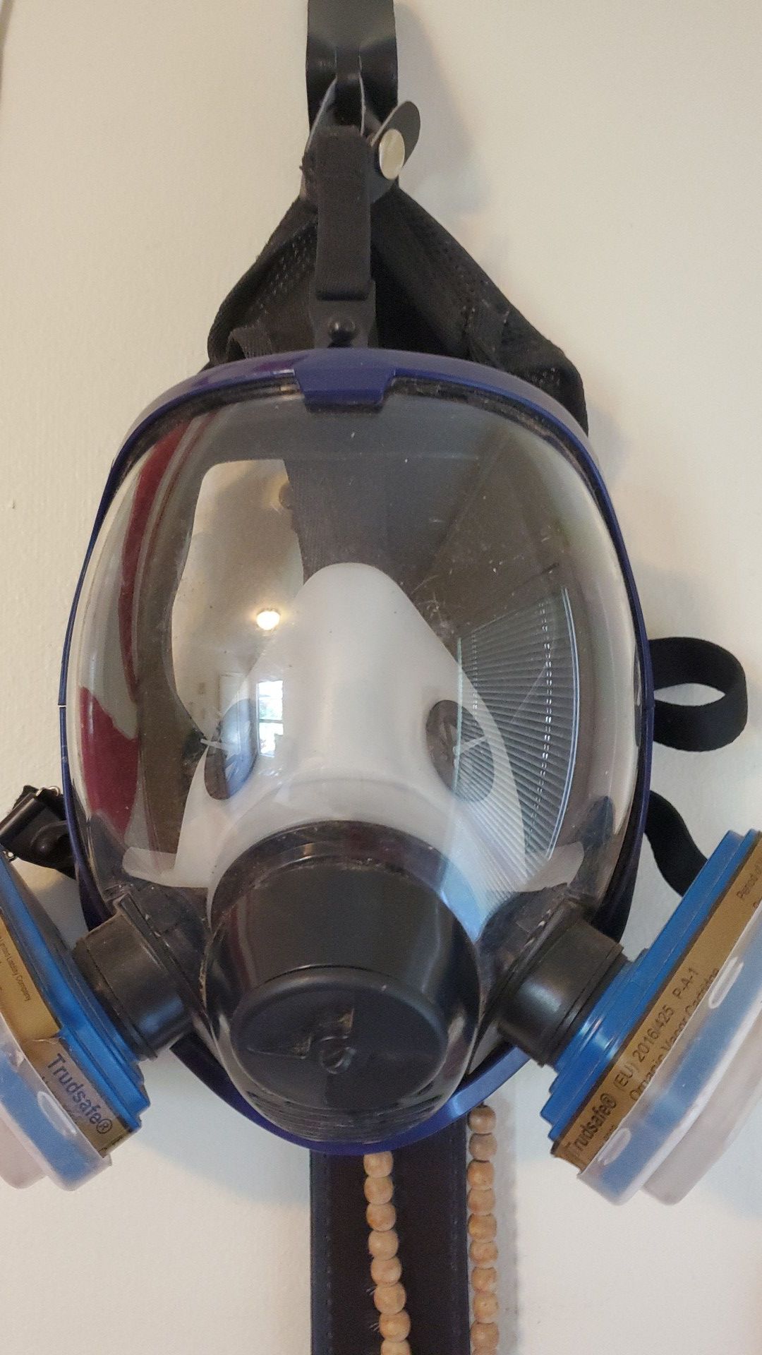 Chemical mask worn once