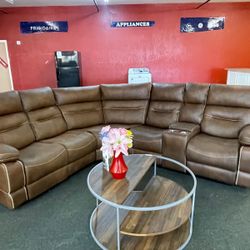 Brown Sectional 