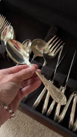 Silver plated utensils