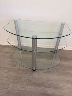 Glass TV Stand