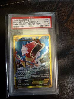 Pokemon Gyarados EX secret print psa 9