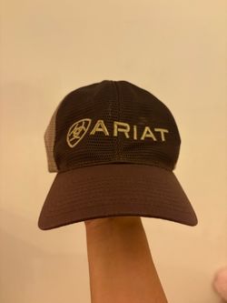 Brown Ariat hat