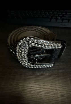 Simon Belt 2617 Lavasan White/Clear Authentic, Size 42