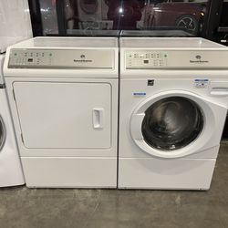 SPEED QUEEN COMMERCIAL QUALITY WASHER DRYER ELECTRIC SET