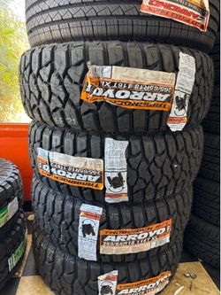 📲✅265/65/18 vendo set de llantas nuevas arroyo rt