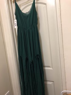 Dress with fringe at bottom