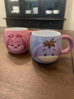 Disney Tsum Tsum Mugs Eeyore Cheshire Cat