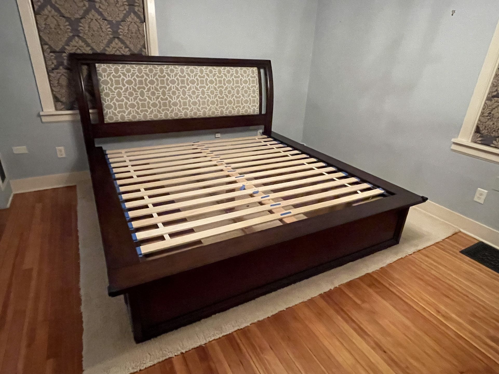 King Bed Frame with Storage