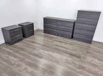 Dresser, chest and 2 nightstands - Cómoda, Gavetero y 2 mesitas de noche