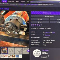 Mx650 And Mx500, Motor Cover Model. 