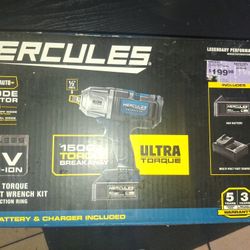 Hercules Drill Set Inlcudles 5AH Battery And Multi Volt Fast Charger 