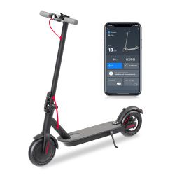 🔥 Foldable Electric Scooter – 350W Motor, 8.5” Solid Tires, 19-Mile Long Range, 19 MPH Speed, Lightweight & Portable, IPX5 Waterproof, Disc Brake – C