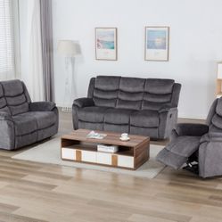 THIS WEEK ONLY $1500 3pc Recliner Set Sofa Loveseat Chair 