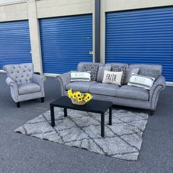 Two Piece Couch And Chair Set