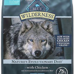 Blue Wilderness Adult Dry Dog Food - Wholesome Grains, High-Protein, Natural, Chicken

Size
24lbs. 10.8kg 
Item #(contact info removed)


