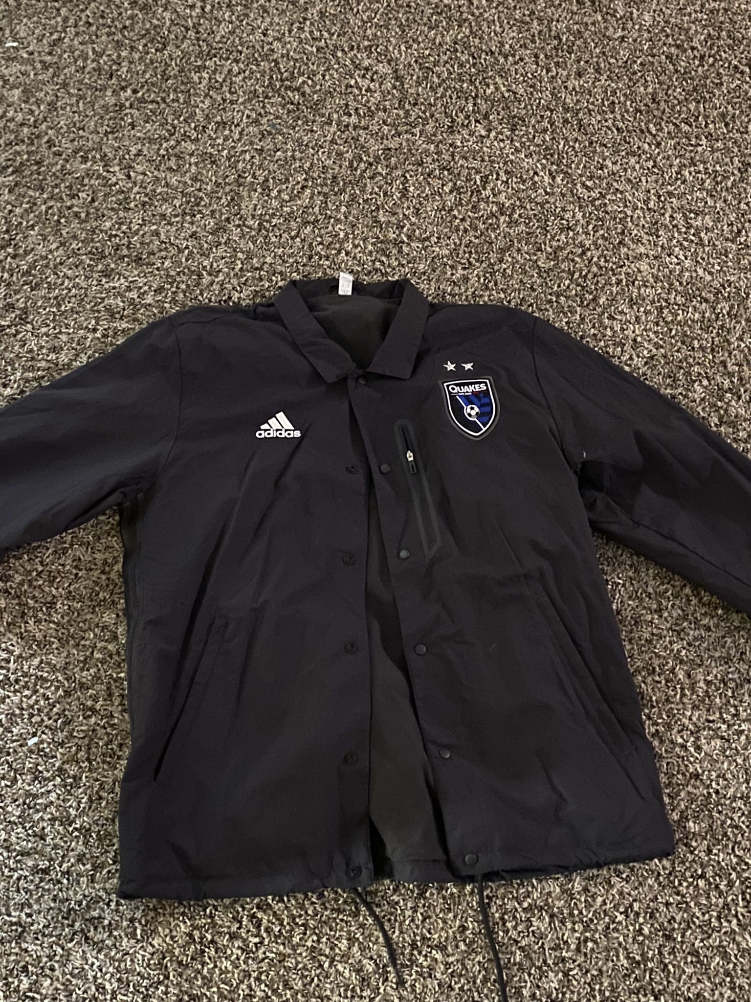 Grey Adidas Button Up!