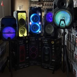 Rechargeable Bluetooth Party Speakers Starting @ $89