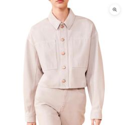 Ulla Johnson The Bobbi In Dove Jacket Size Small New WWT