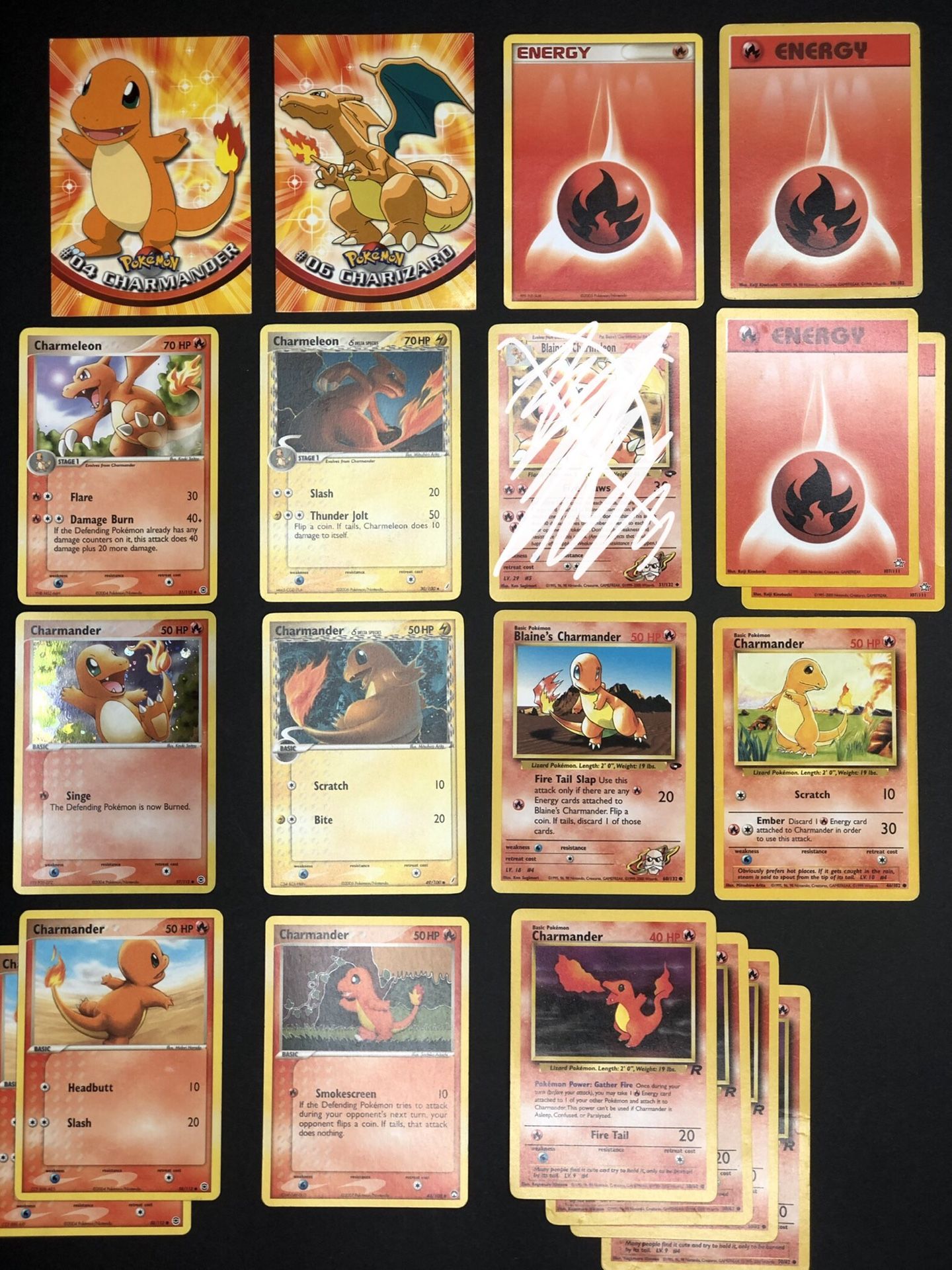 Charmanders, Charmeleon, Charizard evolutions (20 Pokémon RARE cards) (MAKE OFFER through app),All Products : American Fashion Style Bags On Sale