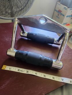 Hampton V-bar rowing attachment for exercising/weightlifting