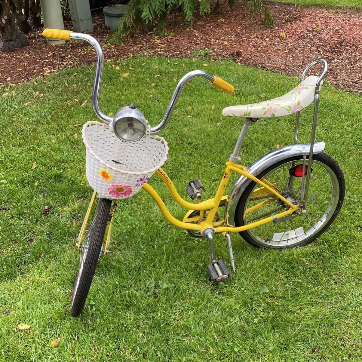 schwinn sting-ray bicycle 1970s 20 rear wheels with genuine Sting No Reserve: 20-Years-Owned 1968 Schwinn