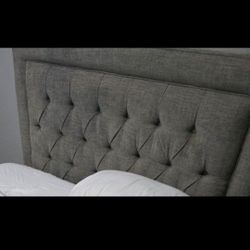 Queen Fabric Bed Frame 