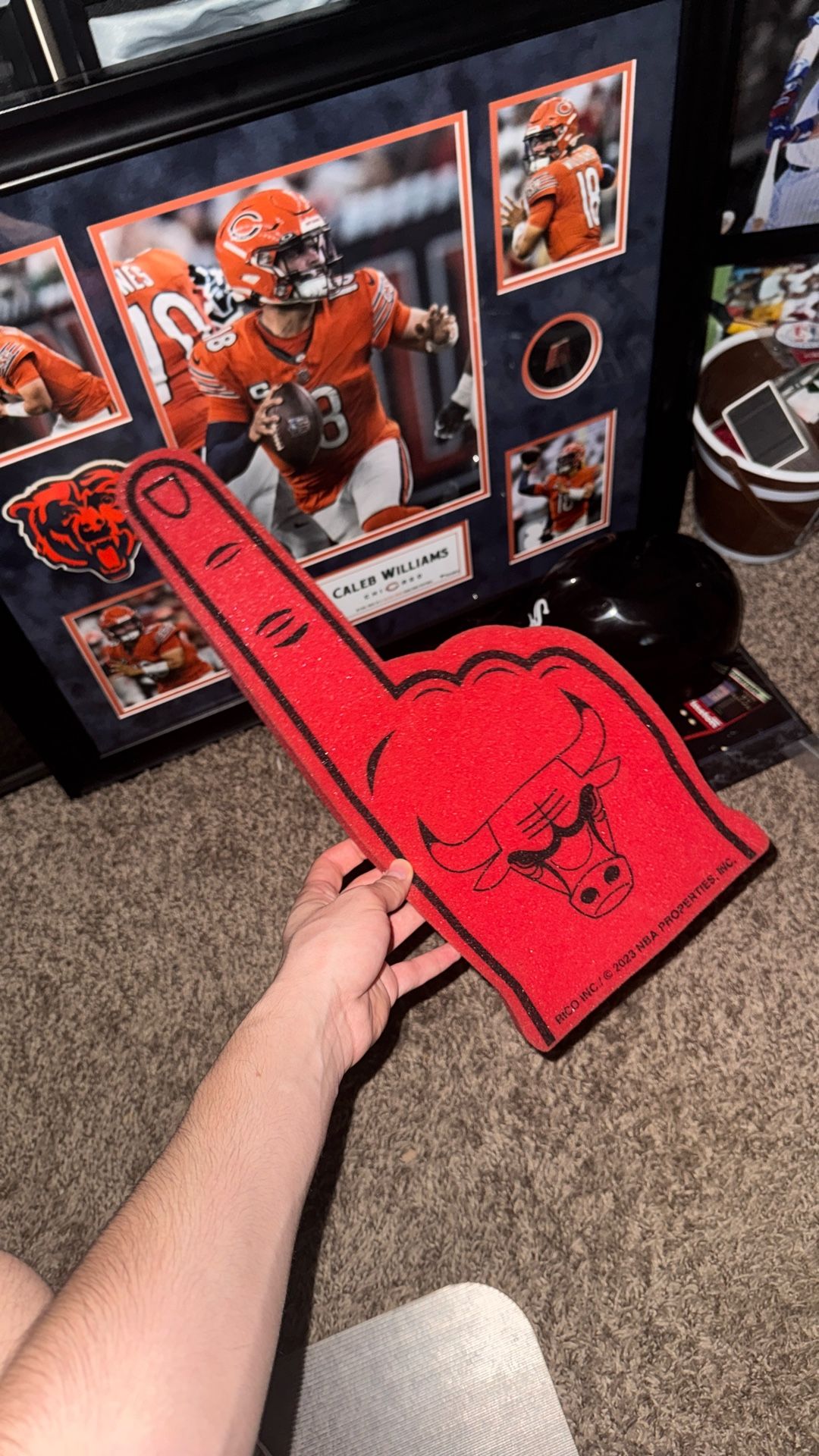 Windy City Bulls Foam Finger
