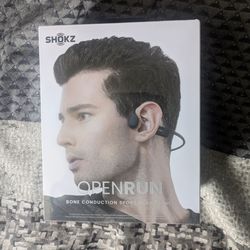 NEW SHOKZ OpenRun Bone Conduction Open-Ear Earbuds