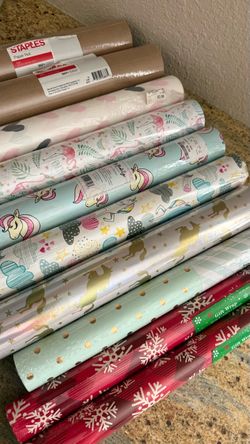 Large Wrapping Paper Bundle + Storage Container – Gift Wrap Destash