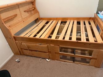 Full Bed with 8 drawer and headboard