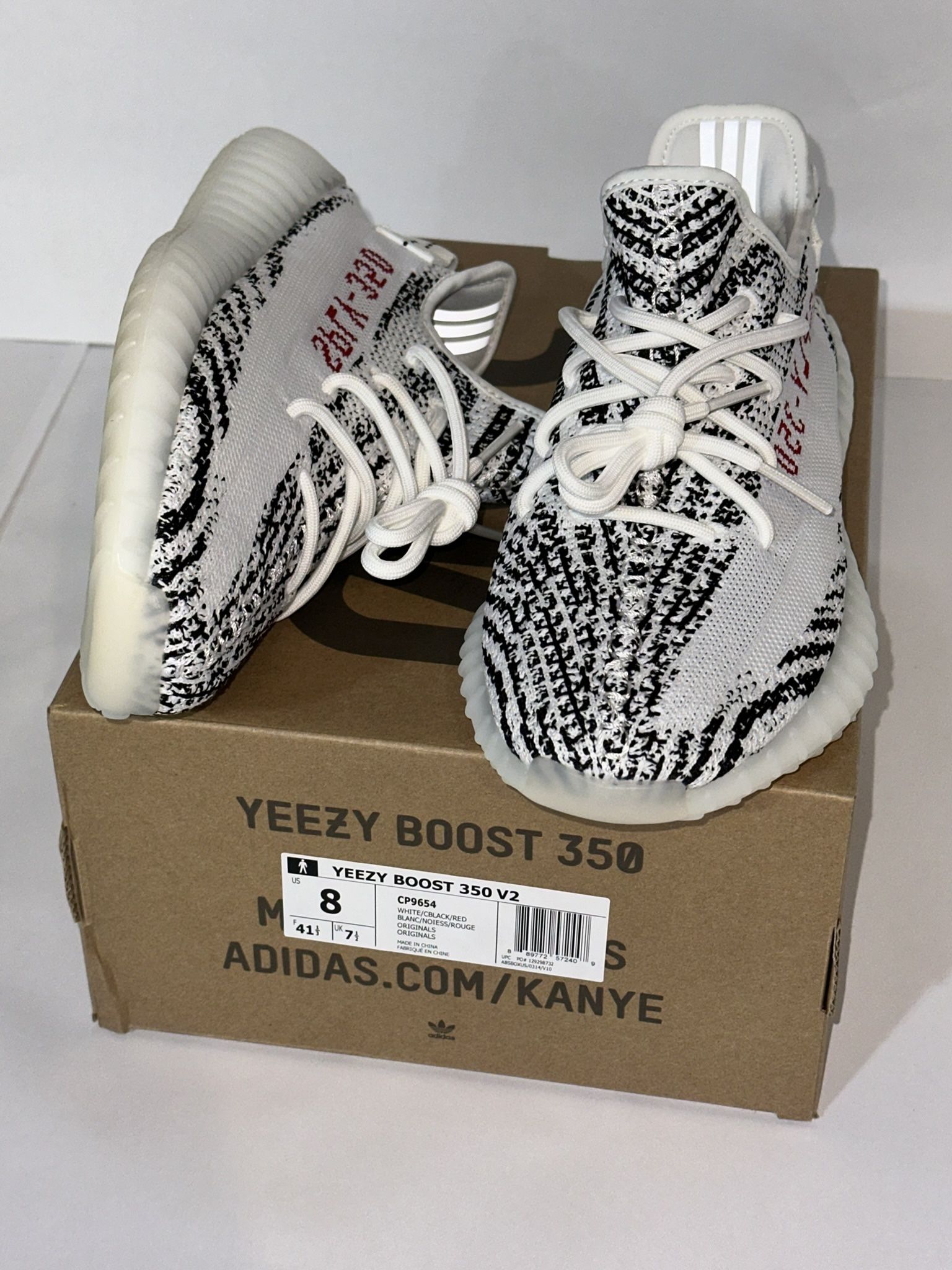 Adidas Yeezy Boost 350 V2 Zebra Print
