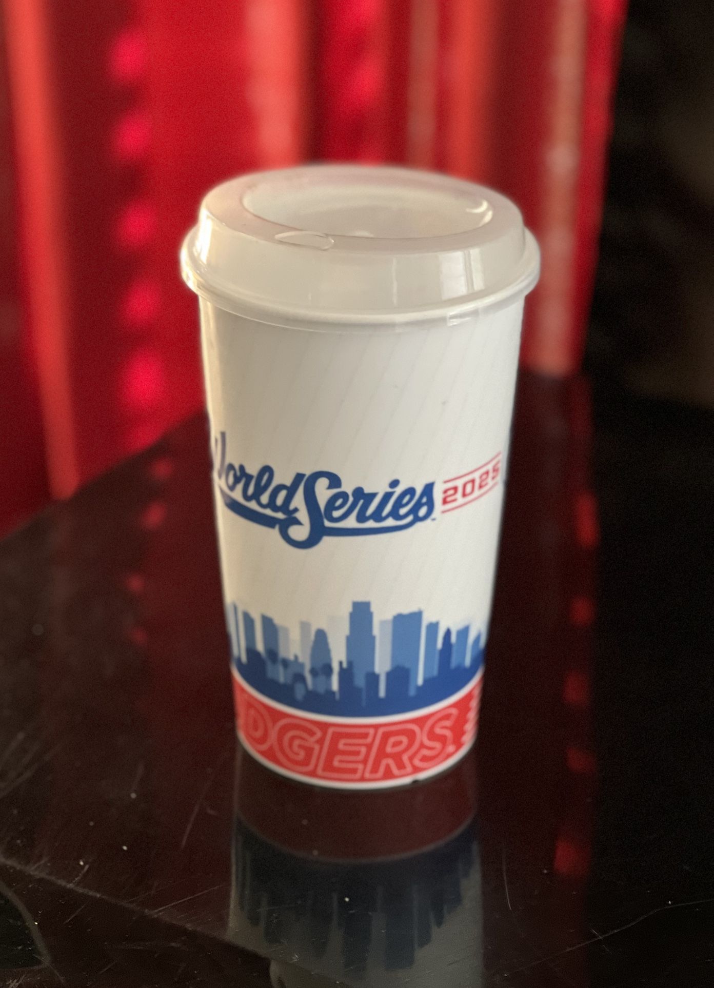 Official 2025 World Series Champion, Game 4 Soda Cup From Dodgers Stadium - LA Dodgers Vs Toronto Blue Jays