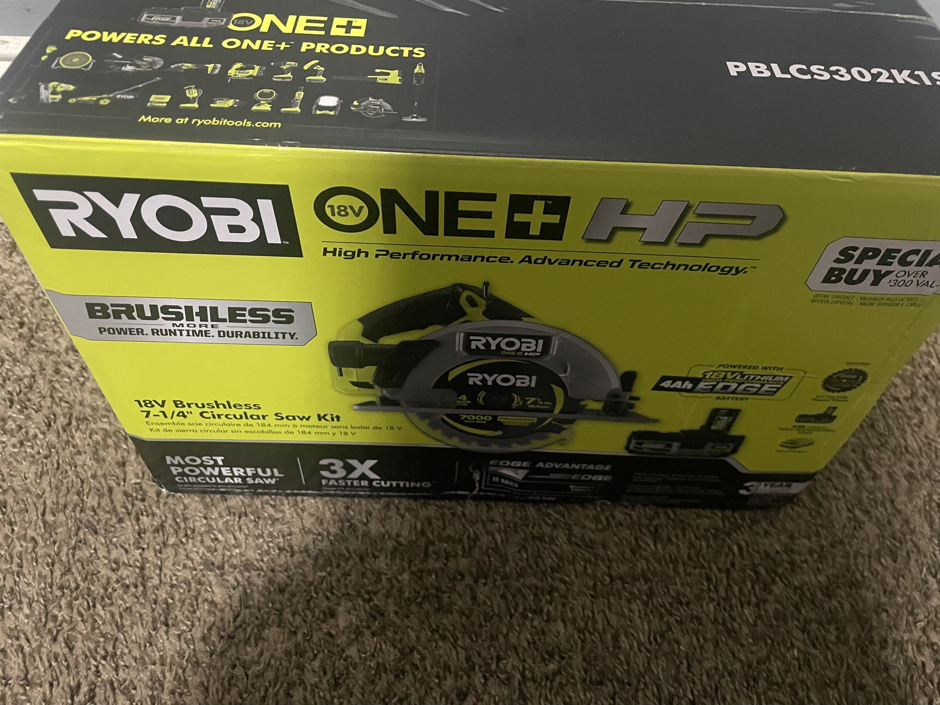 Ryobi One+ Hp Circular Saw Kit