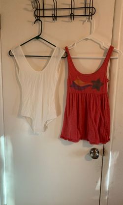 Bodysuit white . Babydoll tank