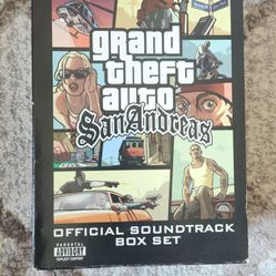 GTA San Andreas Official Soundtrack Box Set - Case Only, CDs Missing